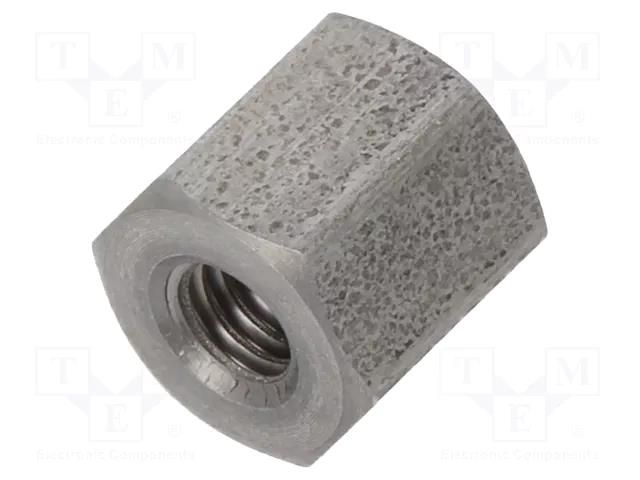 Screwed spacer sleeve; 5mm; Int.thread: M2,5; hexagonal DREMEC TFF-M2.5X5/DR142