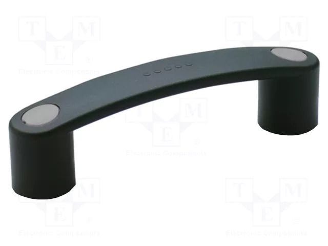 Holder; polypropylene; black; H: 45mm; L: 150mm; W: 28mm; F2: 1kN ELESA+GANTER EBP.180-8-FLX-C3