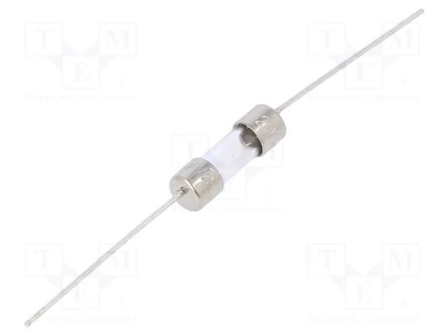 Fuse: fuse; 3A; 350VDC; quick blow; axial; 5x15mm; 208 LITTELFUSE 0208003.DRT1P