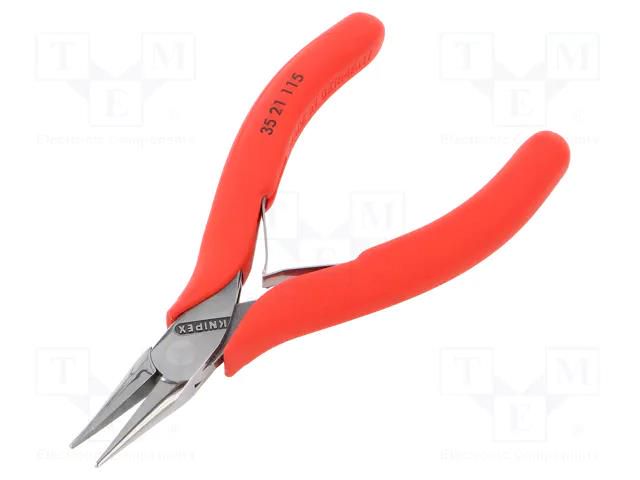 Pliers; half-rounded nose; Pliers len: 115mm KNIPEX KNP.3521115