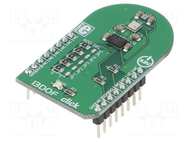 Click board; prototype board; Comp: BME680,BMI088,BMM150; 3.3VDC MIKROE MIKROE-3775