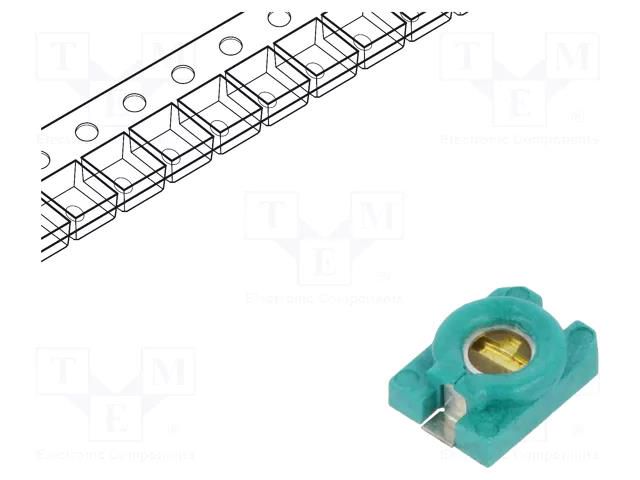 Trimmer: ceramic; 8pF÷30pF; SMD; green; 100VDC; Diel: N1200 SR PASSIVES SR301TR