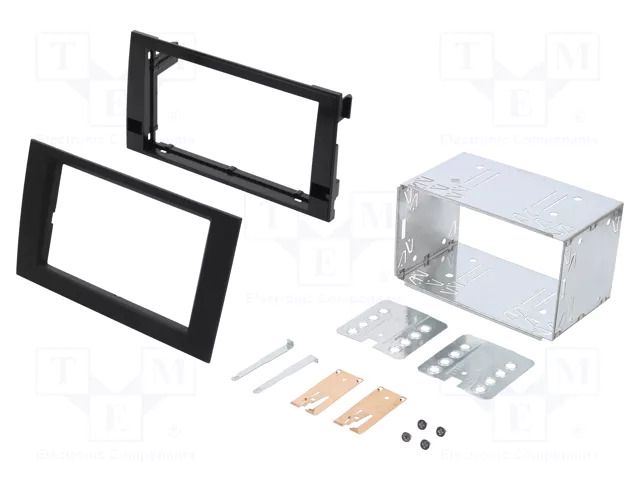 Radio frame; Audi,Seat; 2 DIN; black ACV RAM-40.138.2
