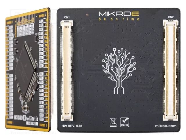 Multiadapter; MK51DN512CLQ10; prototype board; Fusion v8; 32MHz MIKROE MIKROE-3873