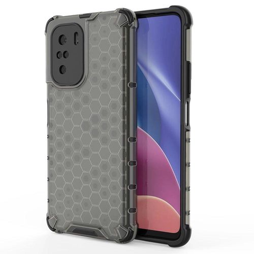 Honeycomb Case armor cover with TPU Bumper for Xiaomi Redmi K40 Pro+ / K40 Pro / K40 / Poco F3 black, Hurtel 5907769325120 5907769325120