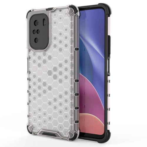 Honeycomb Case armor cover with TPU Bumper for Xiaomi Redmi K40 Pro+ / K40 Pro / K40 / Poco F3 transparent, Hurtel 5907769325168
