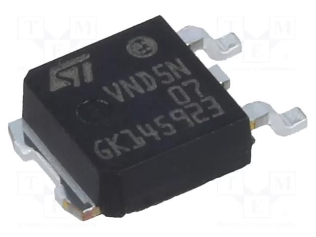 IC: power switch; low-side; 3.5A; Ch: 1; SMD; DPAK STMicroelectronics VND5N07-E