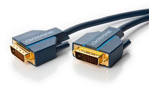 DVI Cable, 5 m - Premium cable | 1x DVI-D plug Dual-Link (24+1) <> 1x DVI-D plug Dual-Link (24+1) | 5.0 m | WQXGA @ 60 Hz 70334