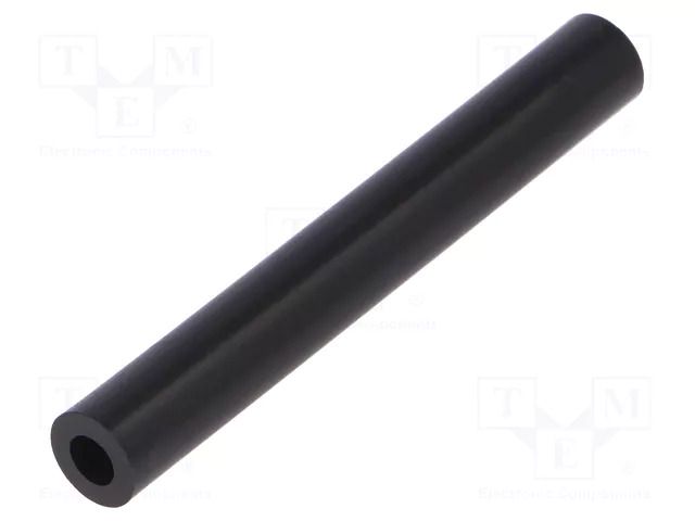 Spacer sleeve; cylindrical; polyamide; L: 60mm; Øout: 8mm; black DREMEC DR388/4.2X60