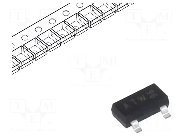 IC: voltage reference source; 2.495V; ±0.5%; SOT23; reel,tape NEXPERIA TL431BFDT.215