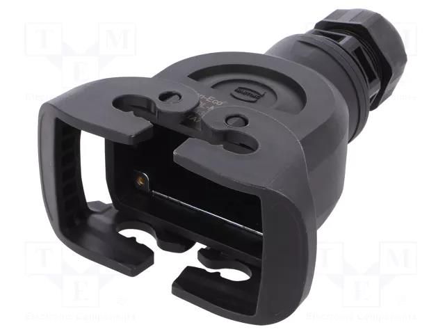 Enclosure for connectors: HDC; size 10B; for cable; Han-Eco® B HARTING 19431100437