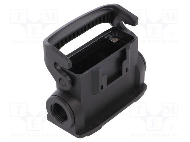 Enclosure for connectors: HDC; size 16A; Han-Eco® A; IP65; M20 HARTING 19460160290