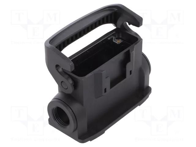 Enclosure for connectors: HDC; size 16A; Han-Eco® A; IP65; M20 HARTING 19460160290
