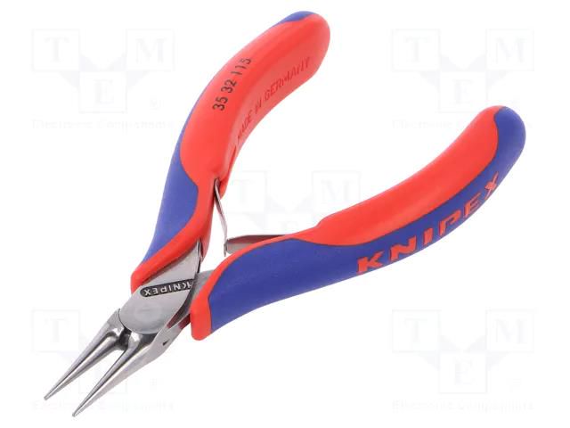 Pliers; precision,half-rounded nose; 115mm KNIPEX KNP.3532115