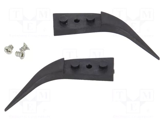 Kit of tips; Blade tip shape: flat; Tweezers len: 30mm; ESD; 2pcs. IDEAL-TEK IDL-A277CF