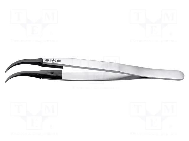 Tweezers; replaceable tips; Blade tip shape: sharp; ESD IDEAL-TEK IDL-7CPR.SA.1