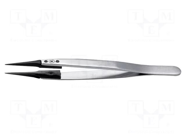Tweezers; replaceable tips; Blade tip shape: sharp; ESD IDEAL-TEK IDL-5CPR.SA.1