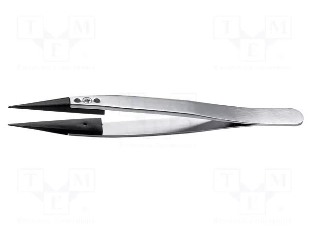 Tweezers; replaceable tips; Blade tip shape: sharp; ESD IDEAL-TEK IDL-3CFR.SA.1