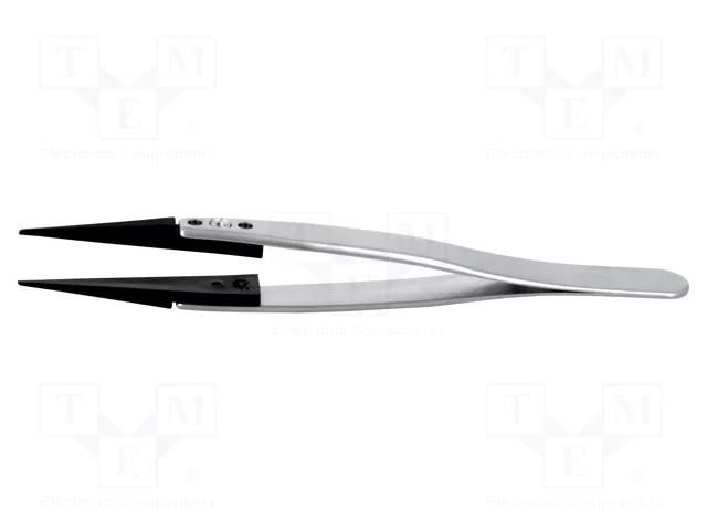 Tweezers; replaceable tips; Blade tip shape: sharp; ESD IDEAL-TEK IDL-3CCFR.SA.1