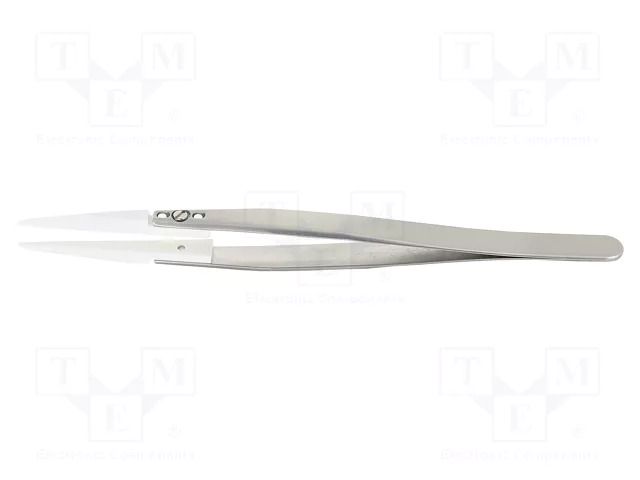 Tweezers; 135mm; Blade tip shape: flat; universal IDEAL-TEK IDL-72MZ.SA.0