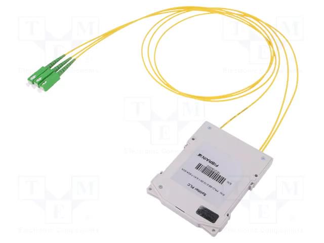 Transition: splitter; SC/APC,both sides; Input: SC/APC; Gold FIBRAIN FIBRAIN-SPLIT-001