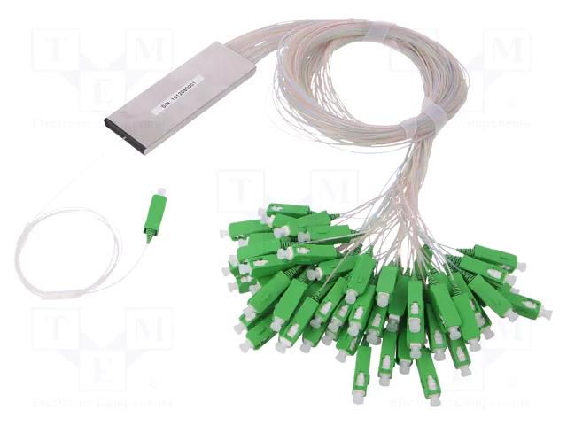 Transition: splitter; SC/APC,both sides; Input: SC/APC; Gold FIBRAIN FIBRAIN-SPLIT-012