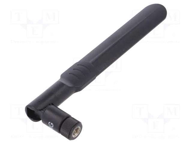 Antenna; LTE; 6dBi; angular,twist-on; 50Ω; -40÷85°C; male,SMA SR PASSIVES GSM-ANT-SV03