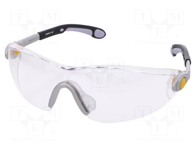 Safety spectacles; Lens: transparent; Classes: 1 DELTA PLUS DEL-VULC2PLIN