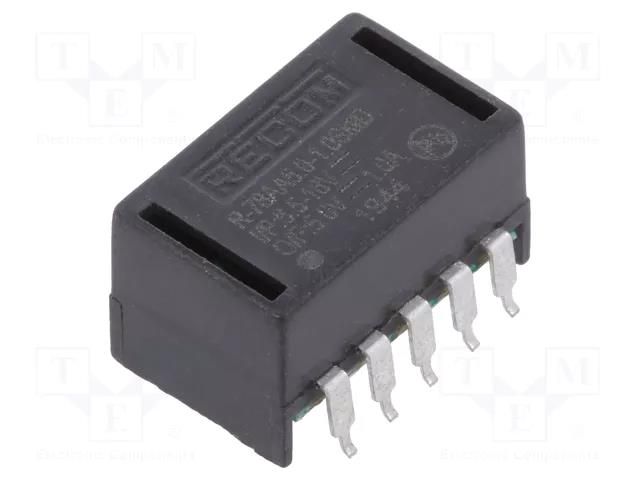 Converter: DC/DC; 5W; Uin: 6.5÷18VDC; Uout: 5VDC; Iout: 1A; SMD; PCB RECOM R-78AA5.0-1.0SMD