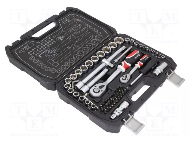 Kit: general purpose; case; 72pcs. YATO YT-38782