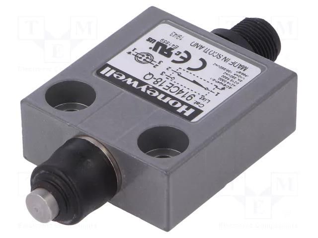Limit switch; pin plunger Ø7mm; SPDT; 3A; max.250VAC; M12 male HONEYWELL 914CE18-Q