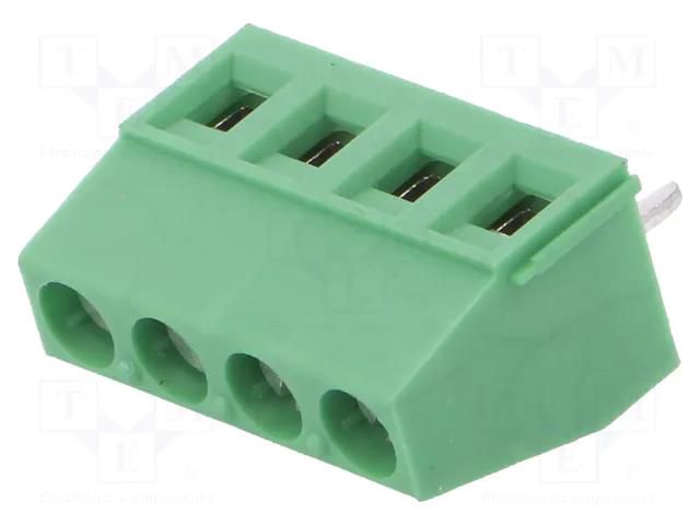 PCB terminal block; angled 90°; 5.08mm; ways: 4; on PCBs; 1.5mm2 PHOENIX CONTACT MKDS1.5/4-5.08