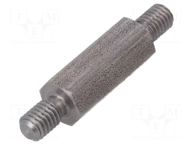 Screwed spacer sleeve; 20mm; Ext.thread: M5; hexagonal DREMEC TMM-M5X20/DR448