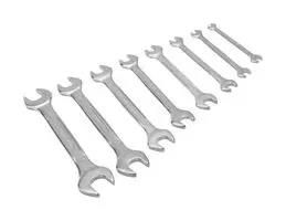 SPANNER SET, OPEN, 8PC 6M/S8