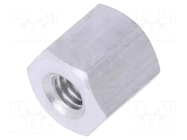 Screwed spacer sleeve; 5mm; Int.thread: M2,5; hexagonal DREMEC TFF-M2.5X5/DR132
