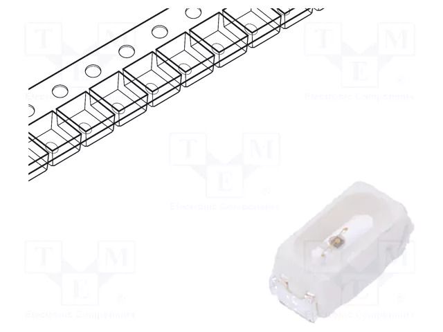 LED; yellow; SMD; 3014,PLCC2; 180÷430mcd; 1.8÷2.4VDC; 3x1.32x1.4mm REFOND RF-YURC13TS-AE