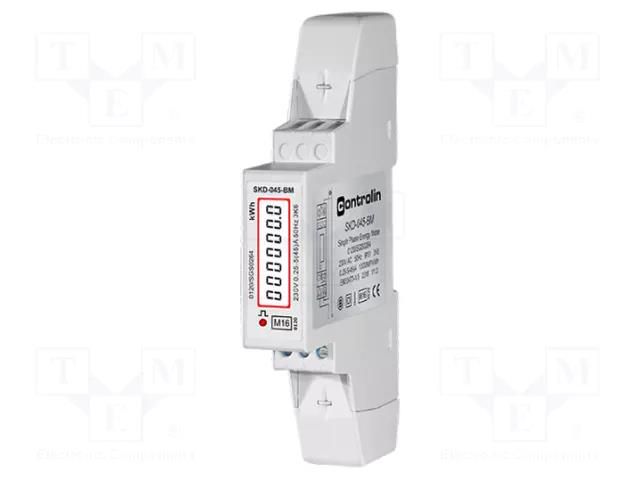 Counter; digital,mounting; for DIN rail mounting; single-phase CONTROLIN GMBH SKD-045-BM