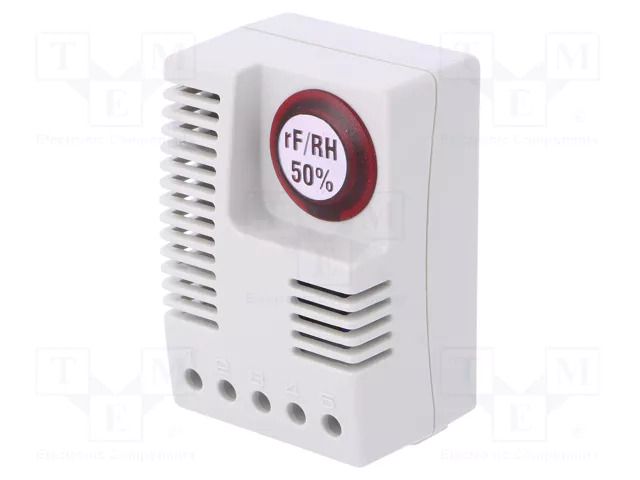Sensor: hygrostat; 50÷50%RH; Usup: 230VAC; OUT: SPDT; 0÷60°C; IP20 STEGO EFR012/50