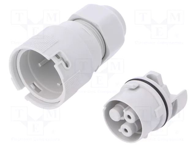Connector: AC supply; screw terminal; female; 16A; 250V; ways: 2 AAG STUCCHI 3702/V2P