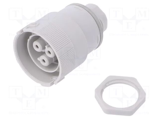 Connector: AC supply; push-in; female; 16A; 250V; ways: 3; IP66,IP68 AAG STUCCHI 3702/A