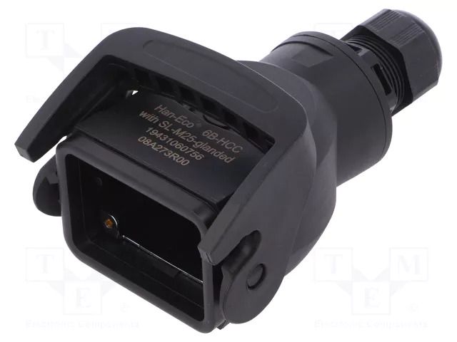 Enclosure for connectors: HDC; size 6B; for cable; Han-Eco® B HARTING 19431060756