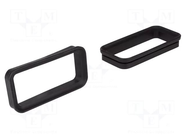 Sealing frame; Shore hardness: 50; 81x43x12mm; NBR caoutchouc SCHMALZ SMZ.10.01.15.00418