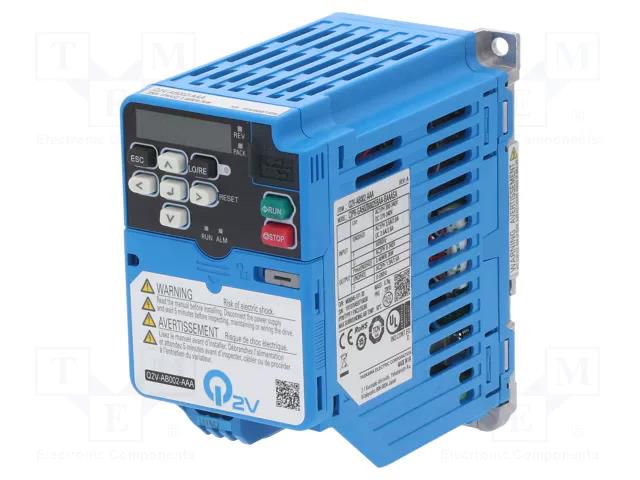 Vector inverter; Max motor power: 0.25/0.37kW; Usup: 200÷240VAC OMRON Q2V-AB002AAA