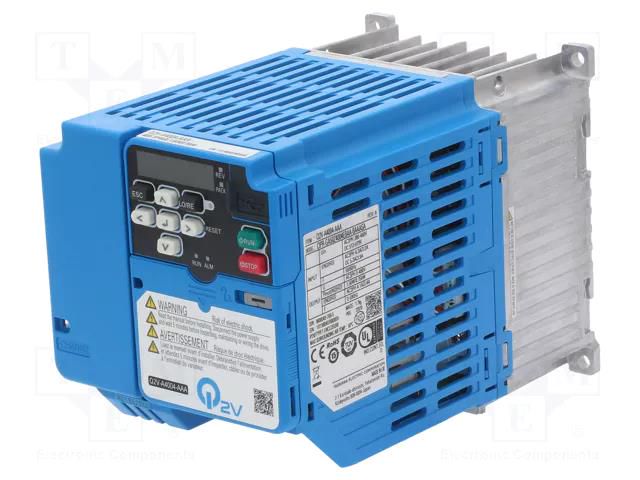 Vector inverter; 1.1/1.5kW; 3x400VAC; 3x380÷480VAC; 0÷590Hz; Q2V OMRON Q2V-A4004AAA