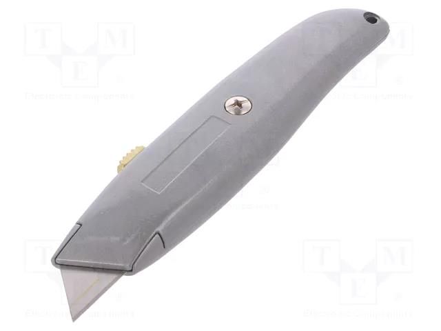 Knife; universal; 18mm; locked blade; Handle material: metal MEDID MED.803