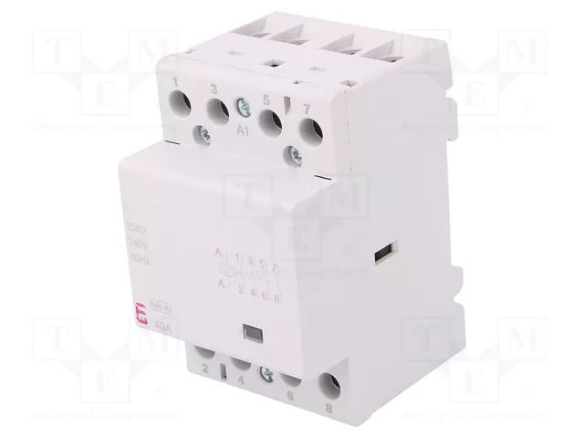 Contactor: 4-pole installation; 40A; 230VAC; NO x4; R ETI POLAM 002463410