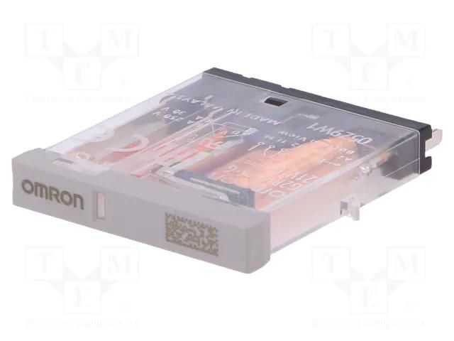 Relay: electromagnetic; SPDT; Ucoil: 11VDC; 6A; 6A/250VAC; 6A/30VDC OMRON G2RV-1-S-G-11VDC