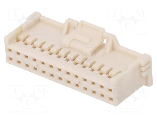 connector 2.0 W/B Dual Grid Rcpt Hsg 26Ckt Beige MOLEX MX-501646-2600