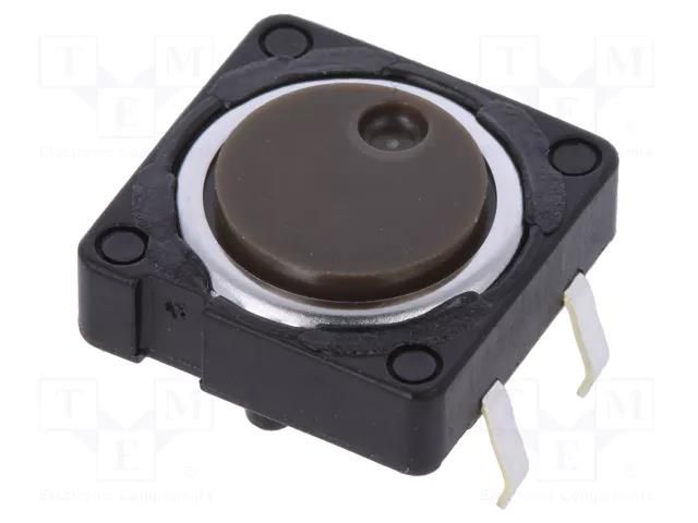 Microswitch TACT; SPST; Pos: 2; 0.05A/12VDC; THT; 2.6N; 12x12x3.5mm ALPS SKHCBHA010