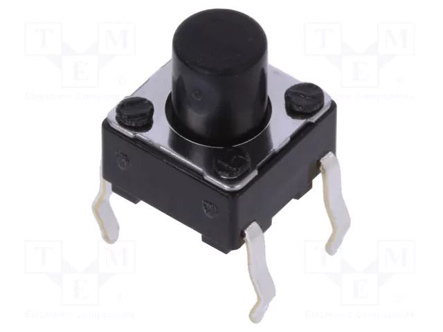 Microswitch TACT; SPST; Pos: 2; 0.05A/12VDC; THT; 1N; 6x6x3.5mm; 7mm ALPS SKHHBVA010